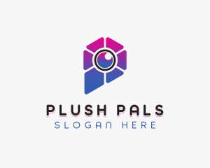 Modern Camera Lens logo design