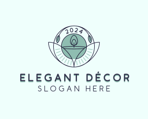 Scented Candle Decoration logo design