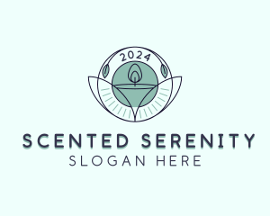 Scented Candle Decoration logo design