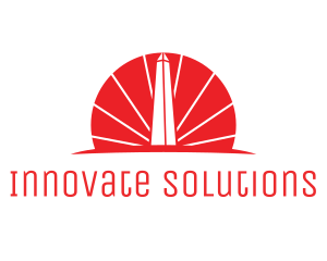 Red Sun Obelisk  logo