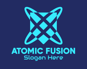 Blue Plasma Shield logo design