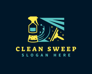 Cleaning Sanitation Maintenance logo design