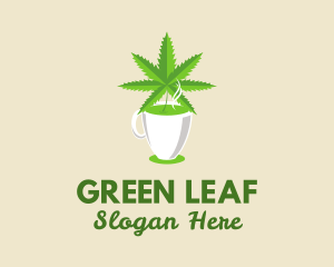 Healthy Herbal Hemp logo design