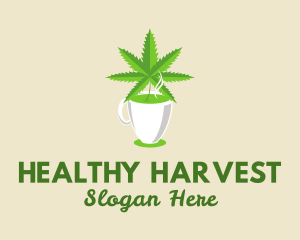 Healthy Herbal Hemp logo design