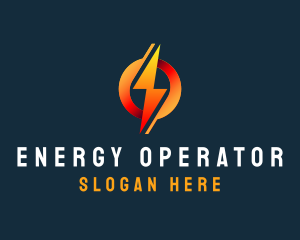 Lightning Bolt Energy logo design