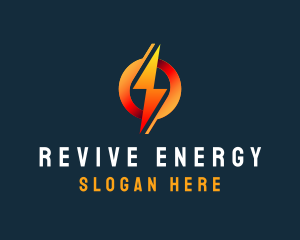 Lightning Bolt Energy logo design