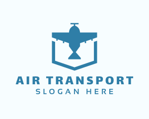 Cargo Plane Transport logo design