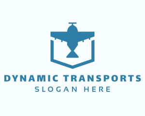 Cargo Plane Transport logo design