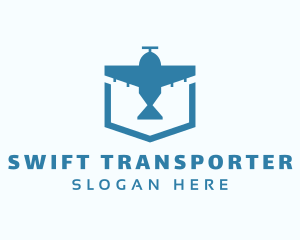 Cargo Plane Transport logo design