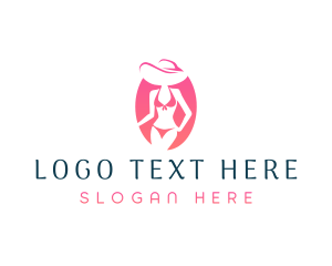 Fashion Bikini Lady Logo