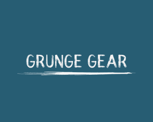 Grunge Handwriting Paint logo