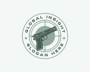 Pistol Target Shooting logo