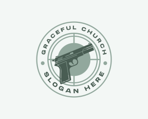 Pistol Target Shooting logo