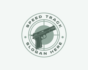 Pistol Target Shooting logo