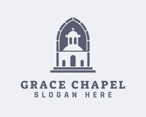 Catholic Chapel Cross logo design