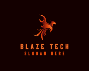 Mythical Blazing Phoenix logo