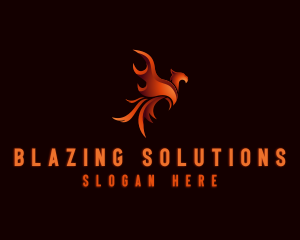 Mythical Blazing Phoenix logo