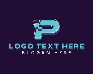 Tech Business Letter P logo