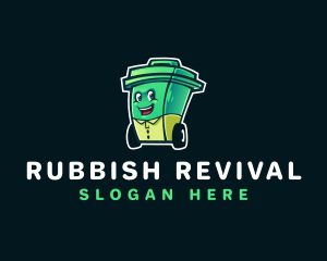 Trash Bin Recycling logo