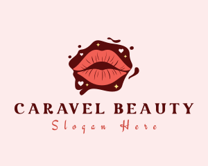 Beauty Lips Cosmetics logo design