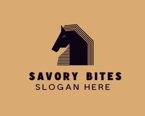 Pony Stallion Animal logo