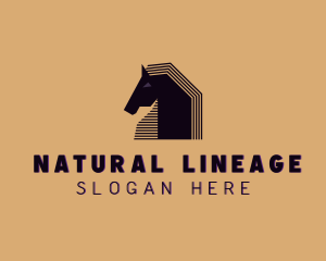 Pony Stallion Animal logo