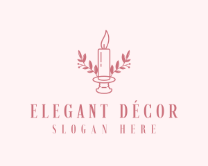 Decor Candle Holder logo design