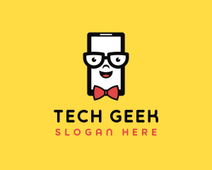 Smartphone Geek Device logo design