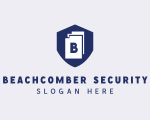 Secure Document Shield  logo design