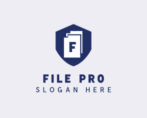 Secure Document Shield  logo design