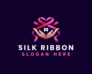 Ribbon Hands Foundation logo design