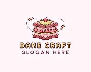 Sweet Cake Dessert logo design