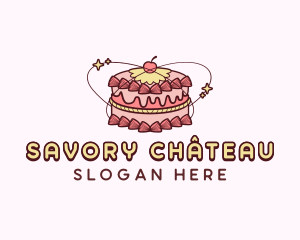 Sweet Cake Dessert logo design