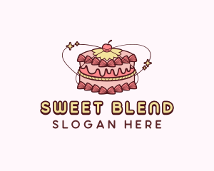 Sweet Cake Dessert logo design