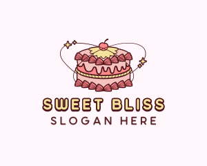 Sweet Cake Dessert logo design