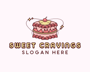 Sweet Cake Dessert logo design