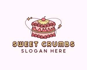 Sweet Cake Dessert logo design