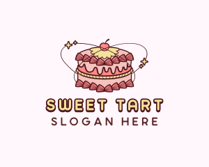 Sweet Cake Dessert logo design