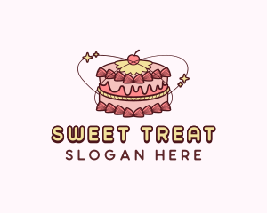 Sweet Cake Dessert logo design