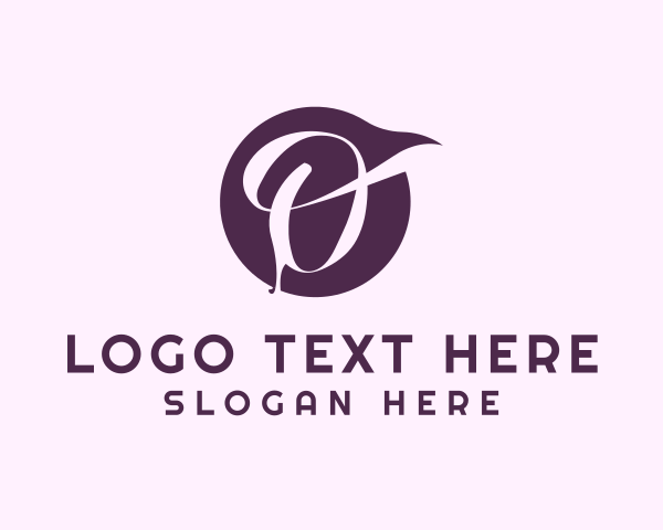 Purple logo example 2
