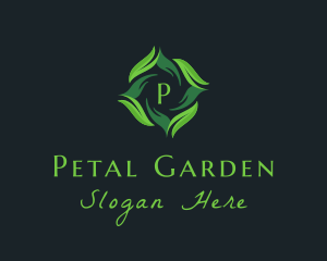 Leaf Plant Hotel logo design