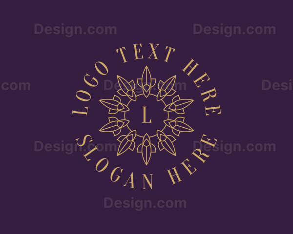 Mandala Floral Luxury Boutique Logo