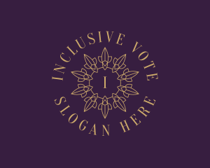 Mandala Floral Luxury Boutique logo design