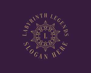 Mandala Floral Luxury Boutique logo design