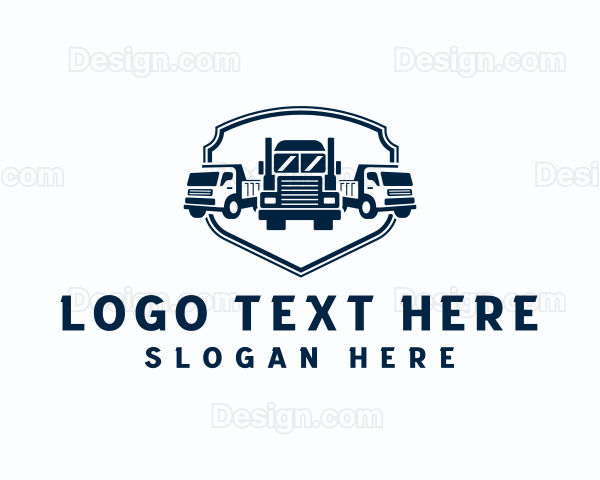 Truck Logistics Company Logo