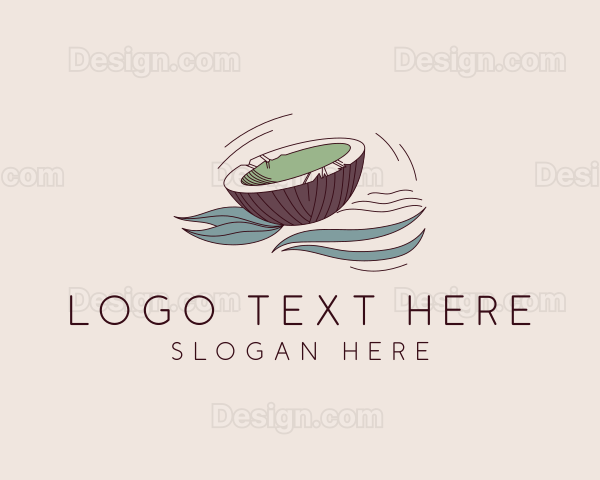 Natural Coconut Banner Logo