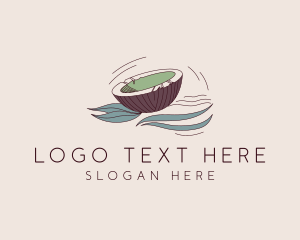 Natural Coconut Banner logo