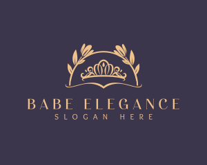 Elegant Crown Coronation logo design