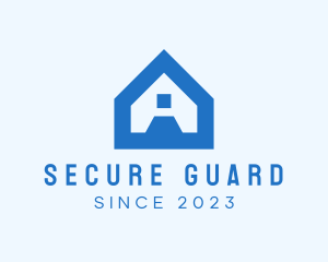 Blue House Letter A logo