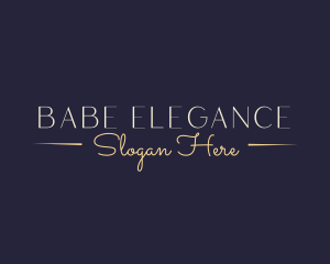 Elegant Clothing Firm logo design